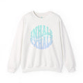 Inhale Exhale white crewneck