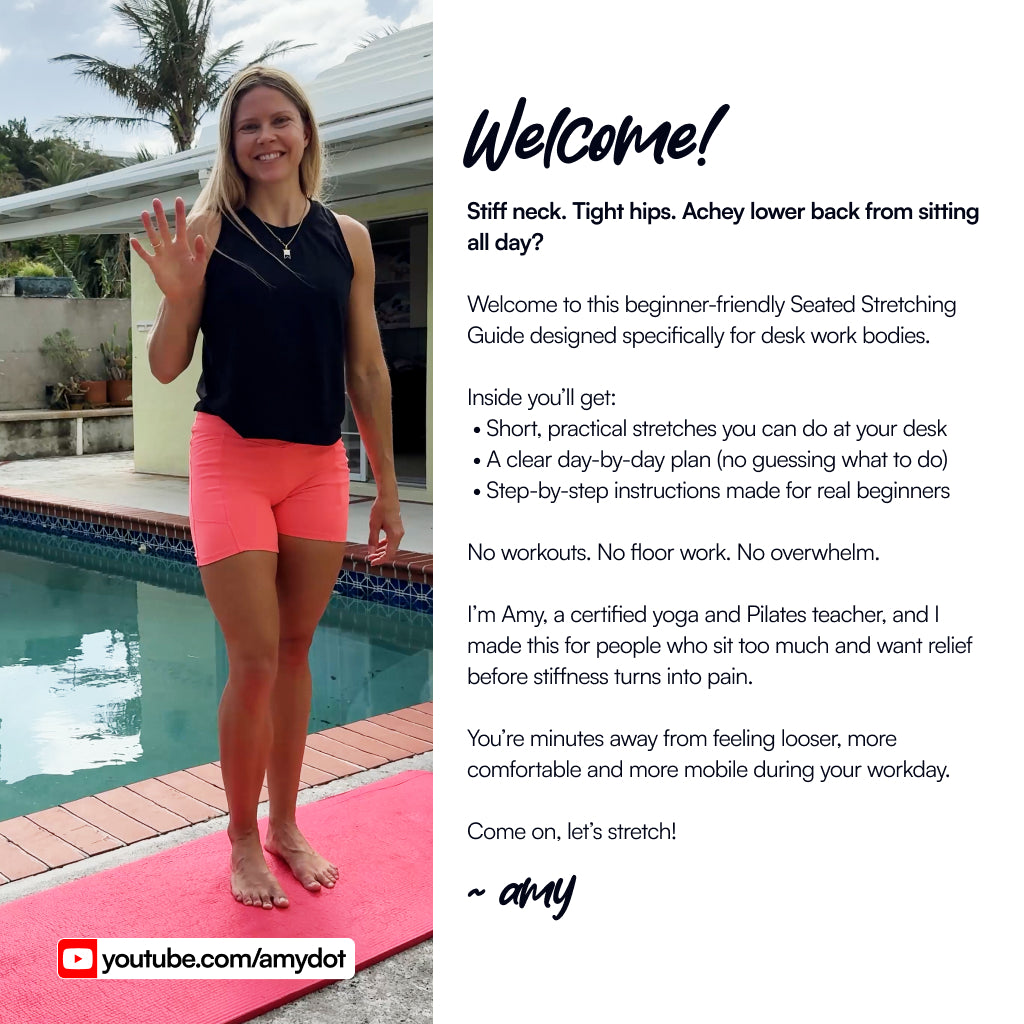 Seated Stretching Guide for Desk Workers