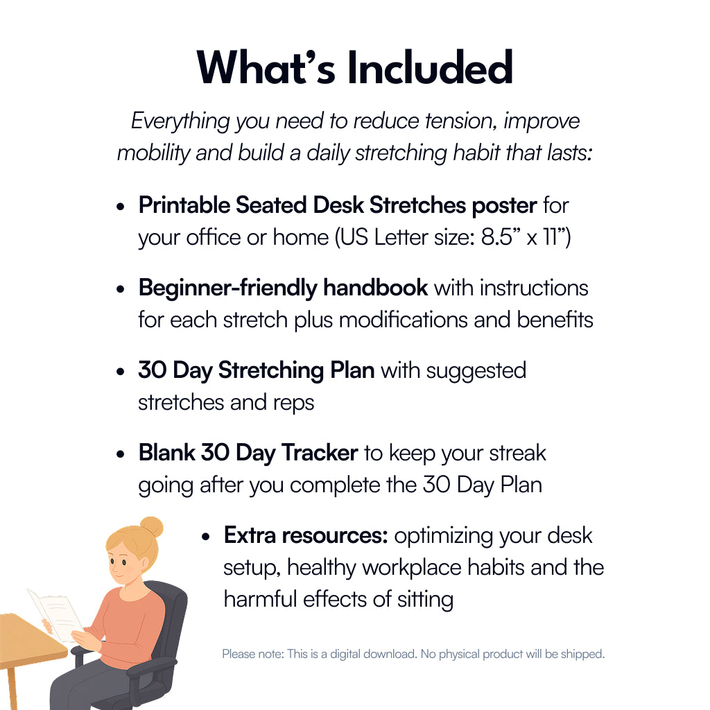 Seated Stretching Guide for Desk Workers